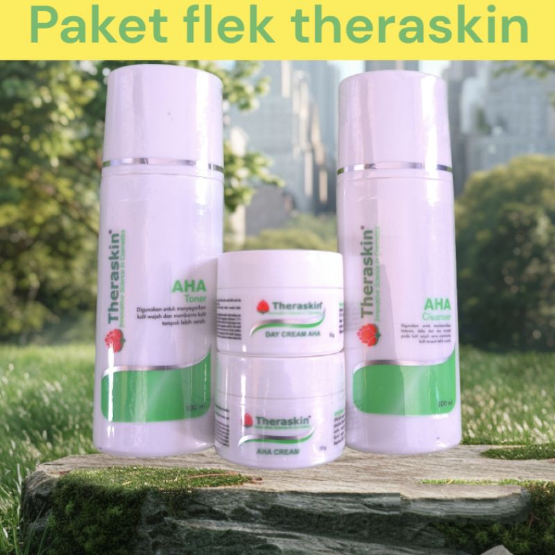 PAKET FLEK THERASKIN / PAKET AHA CREAM THERASKIN / PENGHILANG FLEK