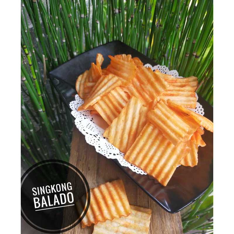 

Kripik Singkong Balado Manis Pedas