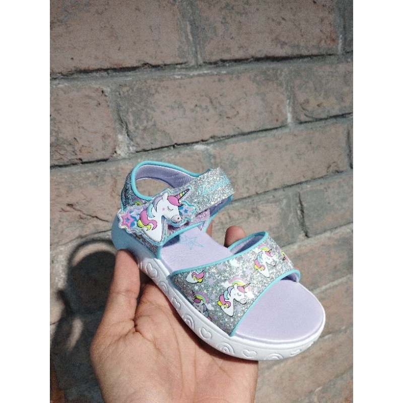 NEW ARRIVAL SANDAL SKECHERS GIRL LIGHT RAINBOW-SKE314879SNSM
