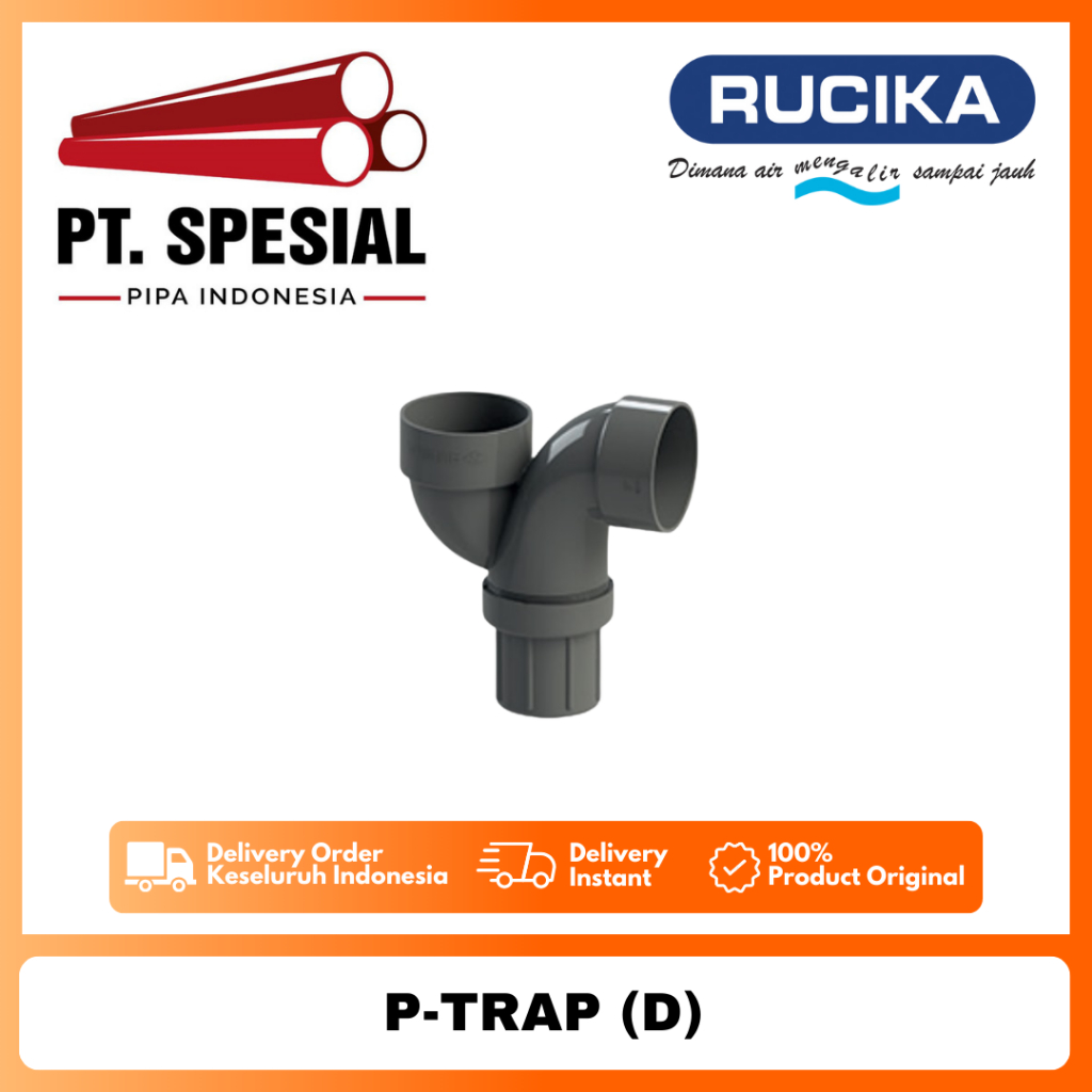 P-Trap PVC D Rucika / P Trap PVC D Rucika / P-Trap D Rucika / P Trap - 10