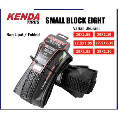 Kenda K1047 Ban Luar Small Block Eight Folded Kevlar 26 27.5 29 inch