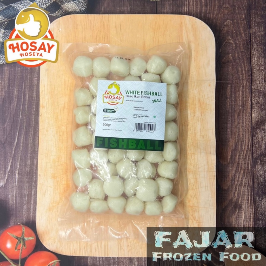 

HOSAY WHITE FISH BALL SMALL 500gr | HOSAY BASO IKAN KECIL 500gr