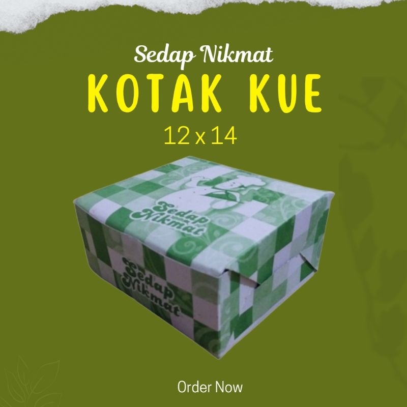 

[READY STOCK] KOTAK KUE SELAMAT MENIKMATI 12 X 14 | KOTAK KUE EKONOMIS 12 X 14 | 100 PCS