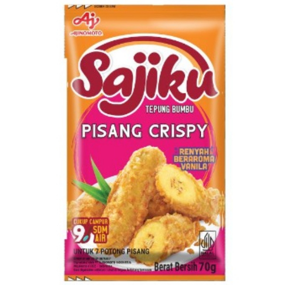 

Sajiku Tepung Bumbu Pisang Crispy 70gr