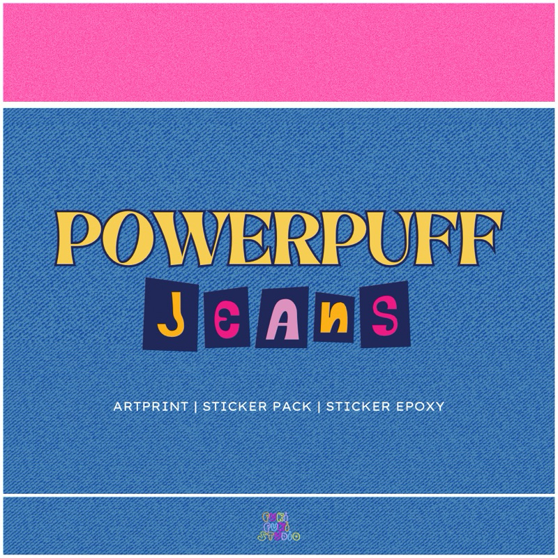 

[READY STOCK] NEWJEANS POWERPUFF JEANS Series by puripuri.studio