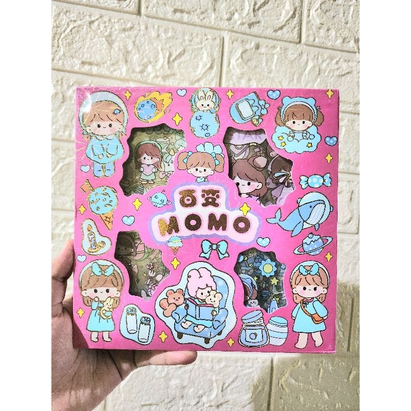 STIKER MASU,LABUBU NONO PRINCESS Sticker Box 2D DekorasiAnak Cewek Perempuan Journal Aesthetic / Jur