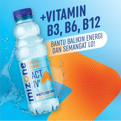 

Mizone Isotonik Activ Lychee Lemon 500 ml