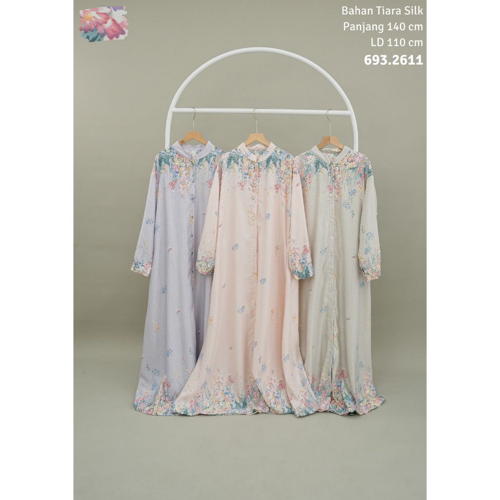 Milly Gamis Floral tiara silk