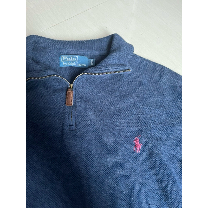 Half zip polo ralph lauren original second navy