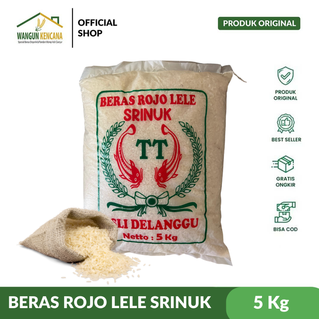 

Beras Premium Rojo lele srinuk 5 Kg Best Quality