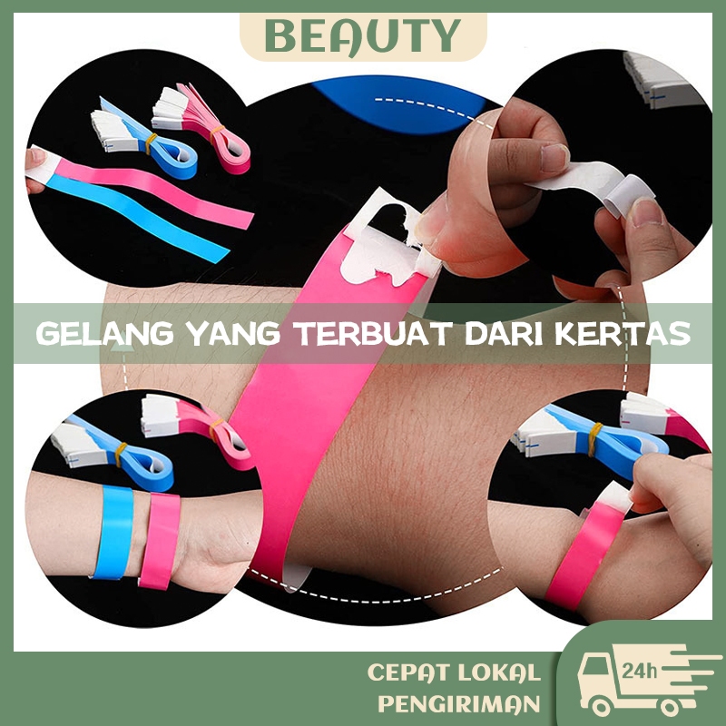 Gelang Tiket 100pcs Gelang Event Anti Air Tiket Event PVC Gelang Wahana Entry Event