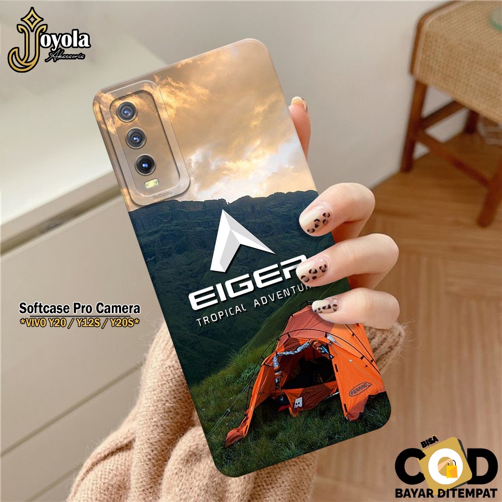 JOYOLA - Case VIVO Y12S/Y20/Y20S - Fashion Case Branded - Case Pro Camera - Softcase VIVO Y12S/Y20/Y