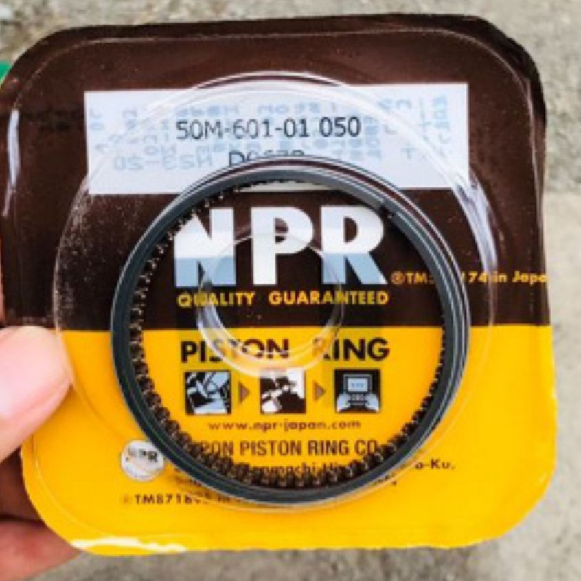 PISTON RING SEKER CRYPTON NPP// RING SEKER SEHER OV YAMAHA CRYPTON 50M NPP