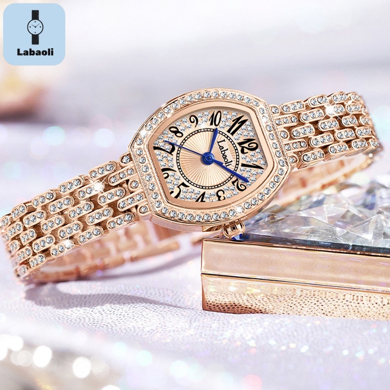 Diamond Full Fashion Quartz Waterproof Jam Tangan Wanita Labaoli