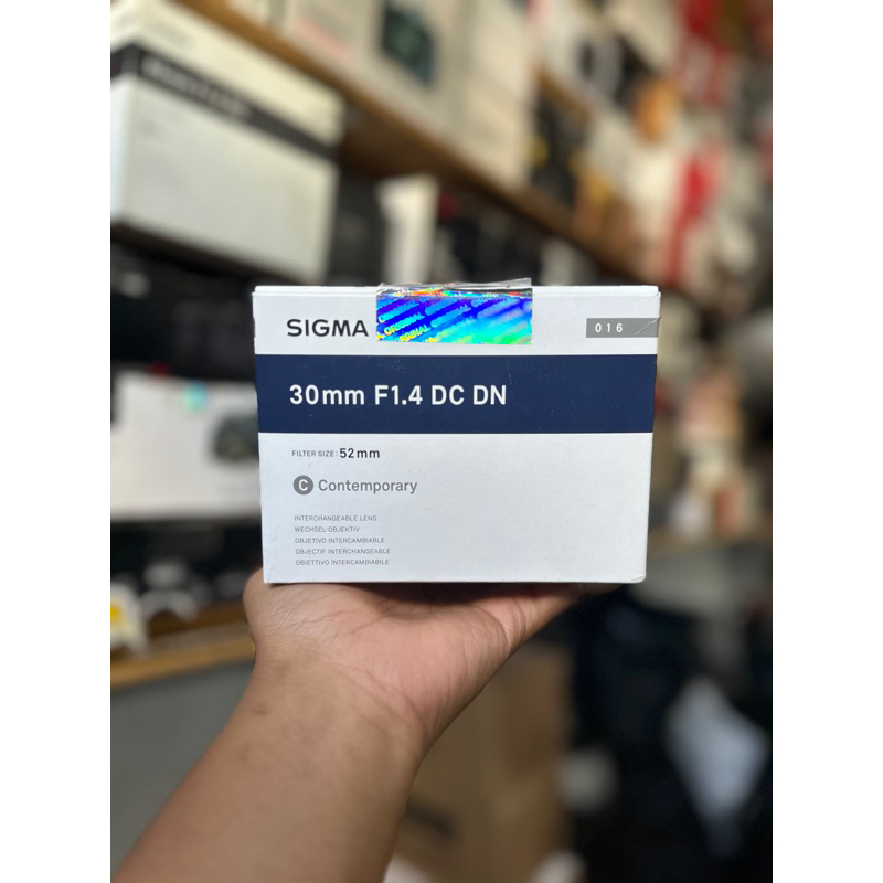 BOX BEKAS SIGMA 30mm f1.4 for SONY termurah di shopee