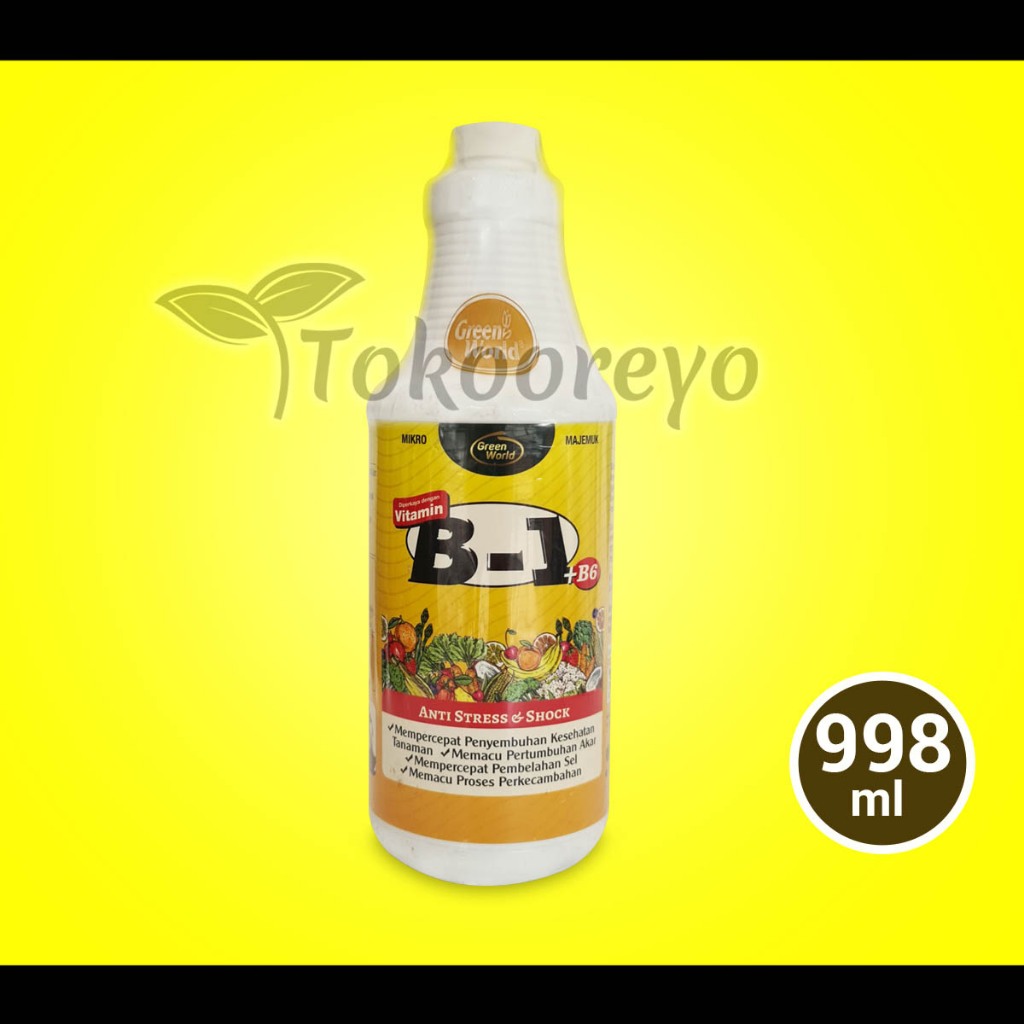 VITAMIN B1 + B6 GREEN WORLD 998 ML ANTI STRESS TANAMAN