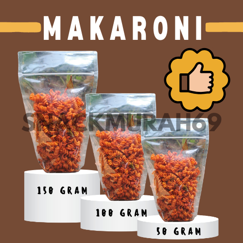 

[KEMASAN EKONOMIS] Makaroni Spiral Pedas Daun Jeruk 100 gram Termurah Terenak