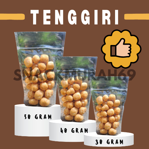 

[KEMASAN POUCH] Kerupuk Tenggiri Original 50 gram Termurah Terenak