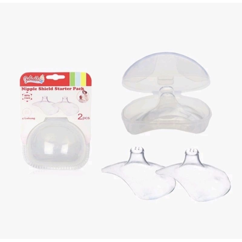 RELIABLE | RELIABLE NIPPLE SHIELD 4 LUBANG ISI 2pcs | PELINDUNG PUTING MURAH