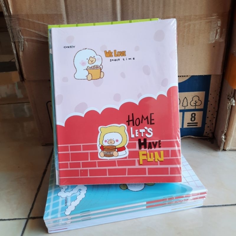 

BUKU TULIS OKEY 38 LEMBAR ISI 10 BUKU MURAH