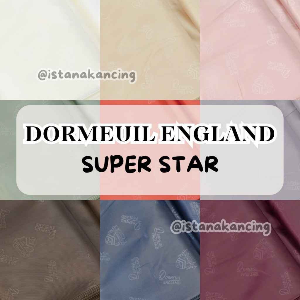 Kain Dormeuil England Satin Super Halus Furing Jas Tas Gamis  Dress Superstar | Istanakancing.id