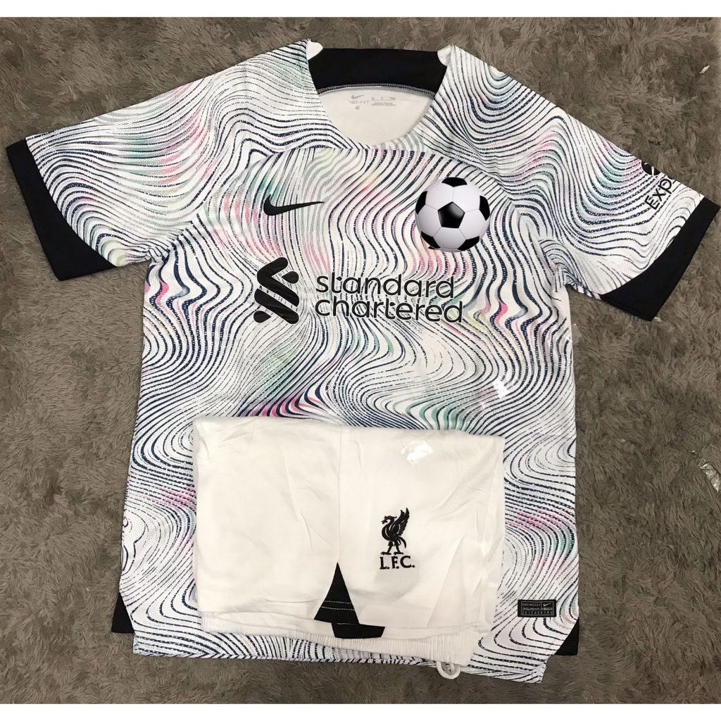 Jersey bola liverpool away 2022 - 2023 grade ori import