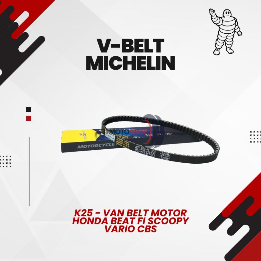 Michelin Vanbelt - V Belt Motor Honda Beat FI Scoopy Vario 110 CBS K25 Original