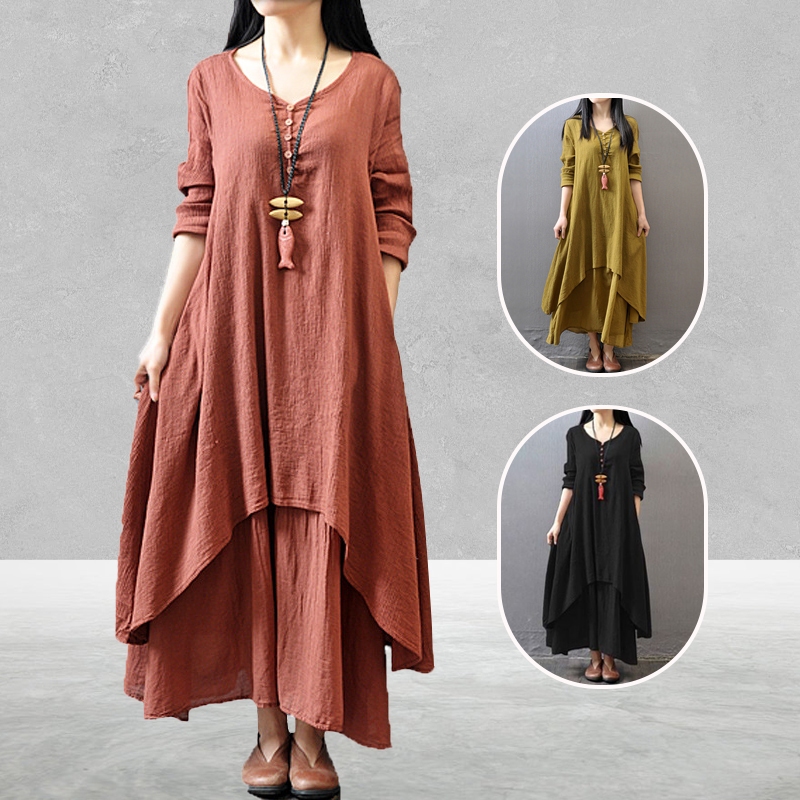 Zanzea Dress Import Dress Balon Kaftan Import Bangkok Bohemian Dress Import Calistha Pantai Outfit W