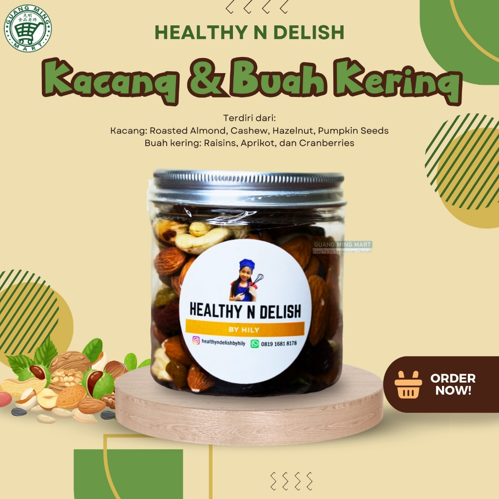 

Healthy n Delish Trail Mix - Kacang & Buah Kering