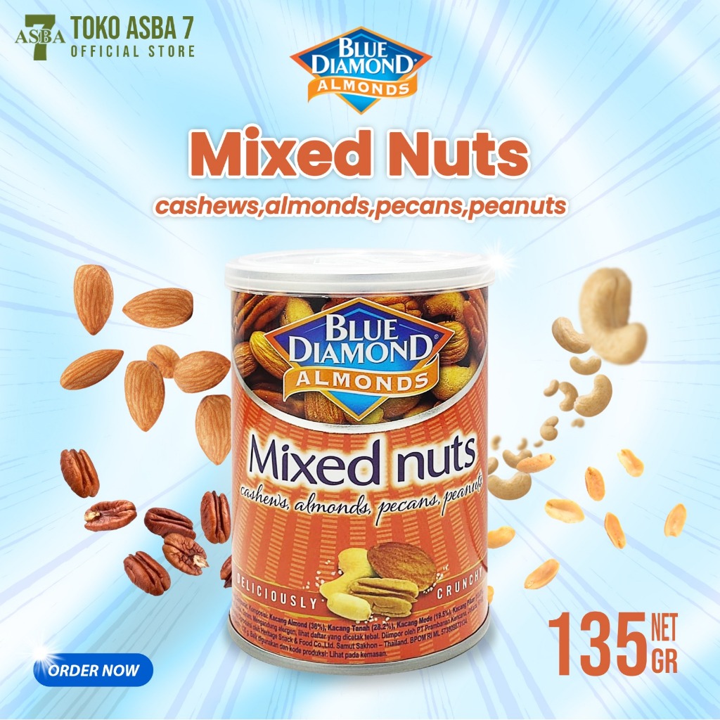 

BLUE DIAMOND MIXED NUTS 135G