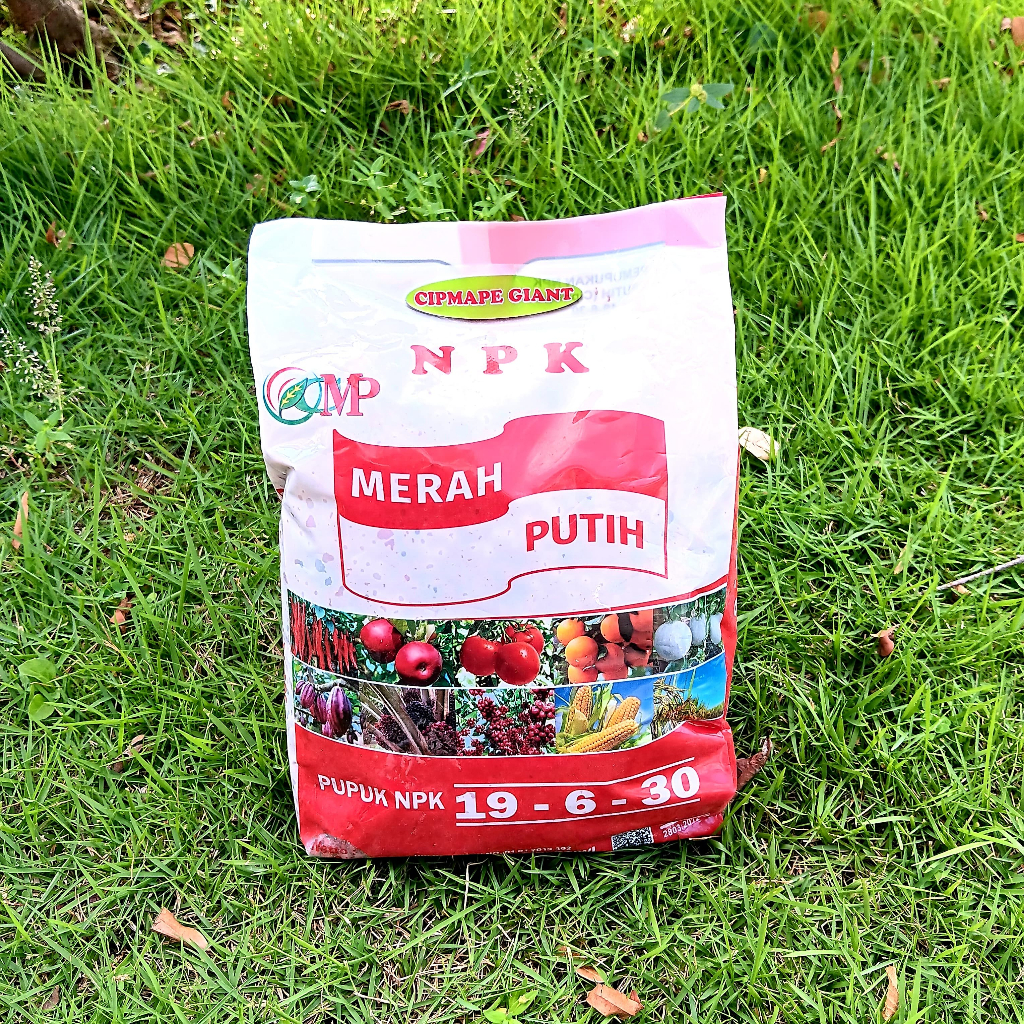 Pupuk NPK 19-6-30 Merah Putih 1 Kg Setara NPK Grower Pupuk Untuk Buah 100% Original