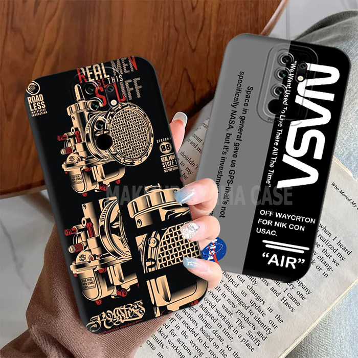 Silikon Case Hp Procamera Redmi 9 Redmi Note 8 Pro Motif Nasa Astronot Case Procamera Terbaru
