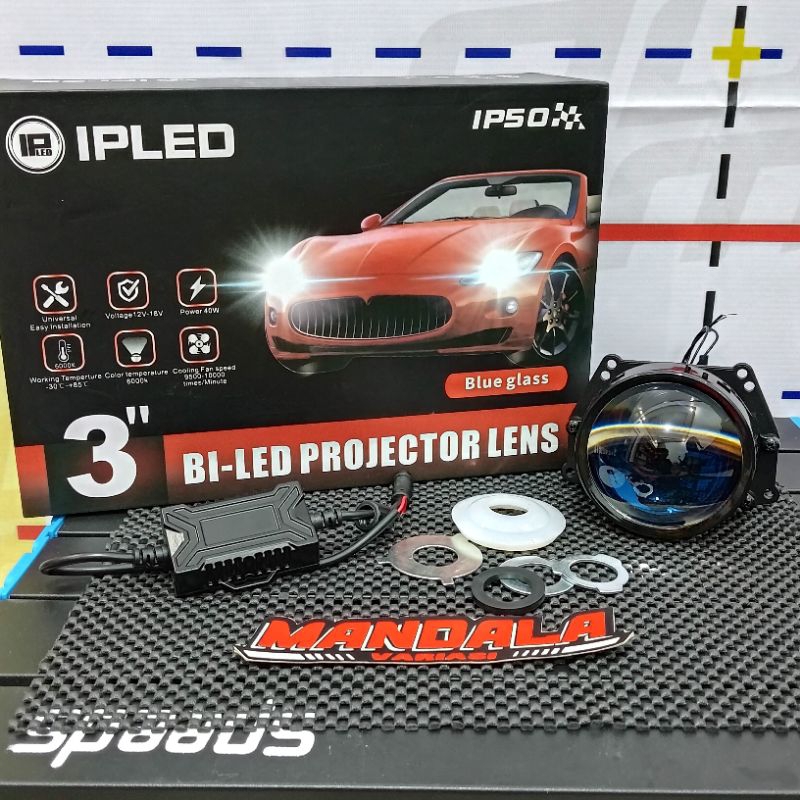 Biled 3 inch merek IPLED mobil / motor