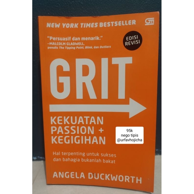 Preloved Buku Grit - Angela Duckworth
