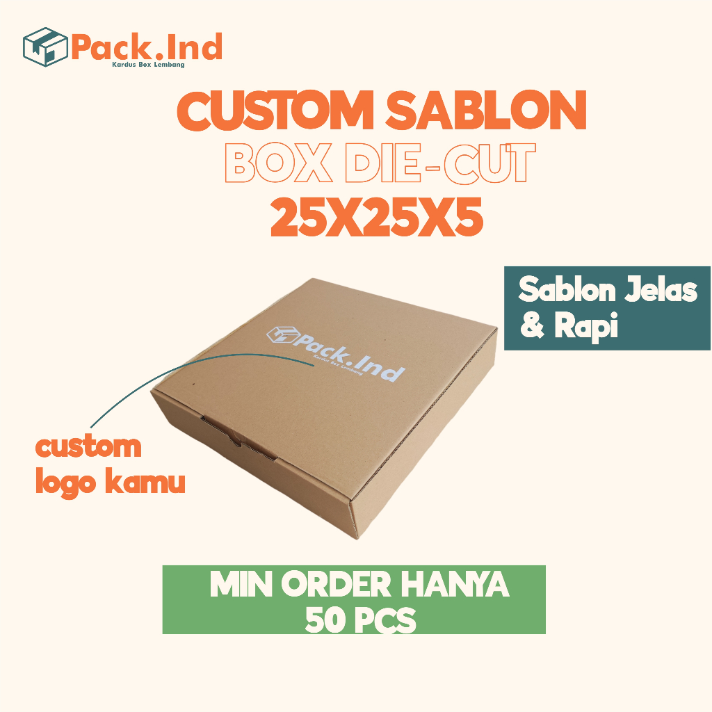 

(+SABLON) Kardus ukuran 25x25x5 | Box Die Cut | Kardus Packing | Box Kardus | Kardus Custom | Cetak Kardus Corrugated | Kardus Parfume