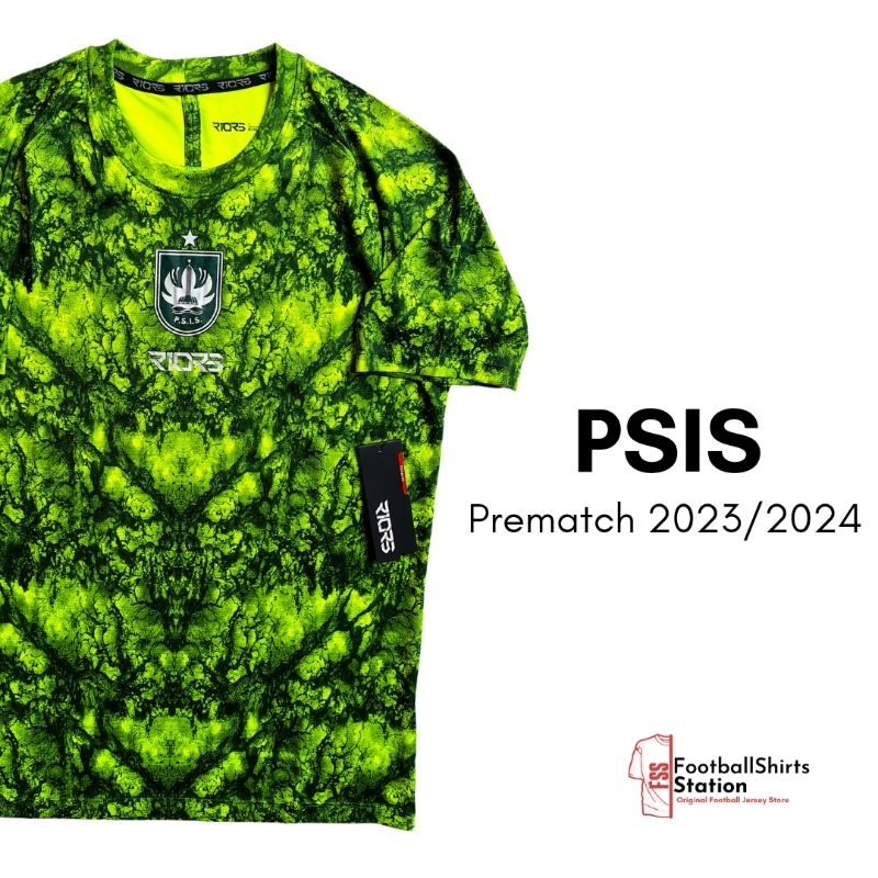 Jersey PSIS Semarang Prematch 2023/2024 Green Original Riors
