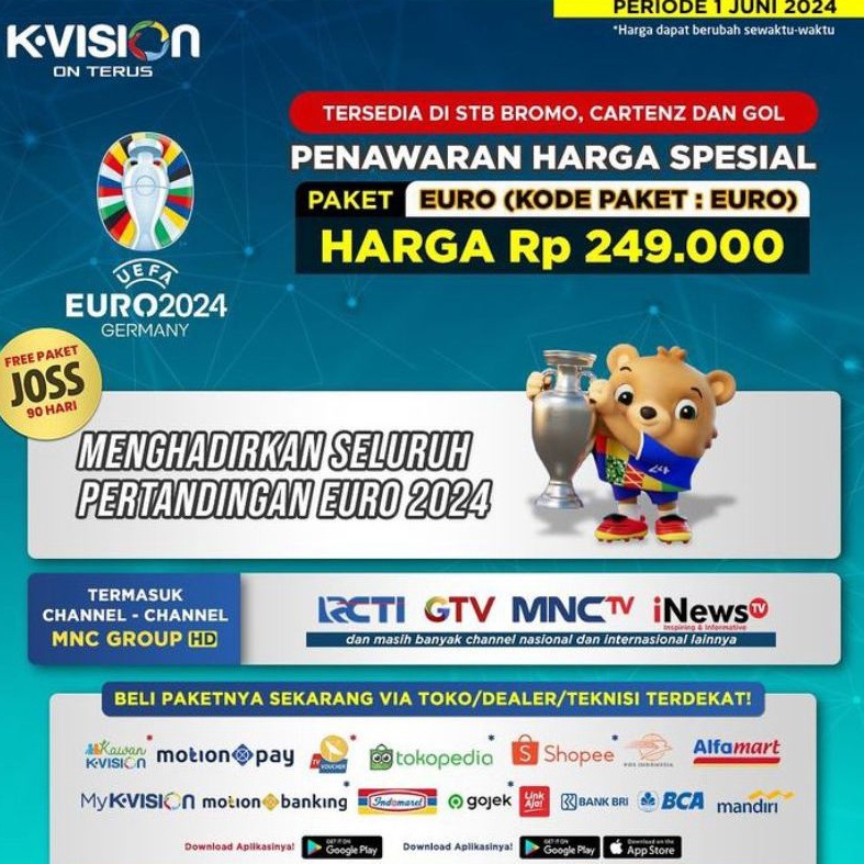 PAKET EURO 224 KVISION d Y6R3