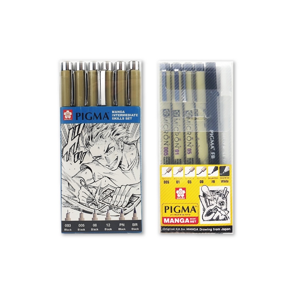 

Sakura Pigma Micron Drawing Pen Manga Basic Intermediate Set v F6G3
