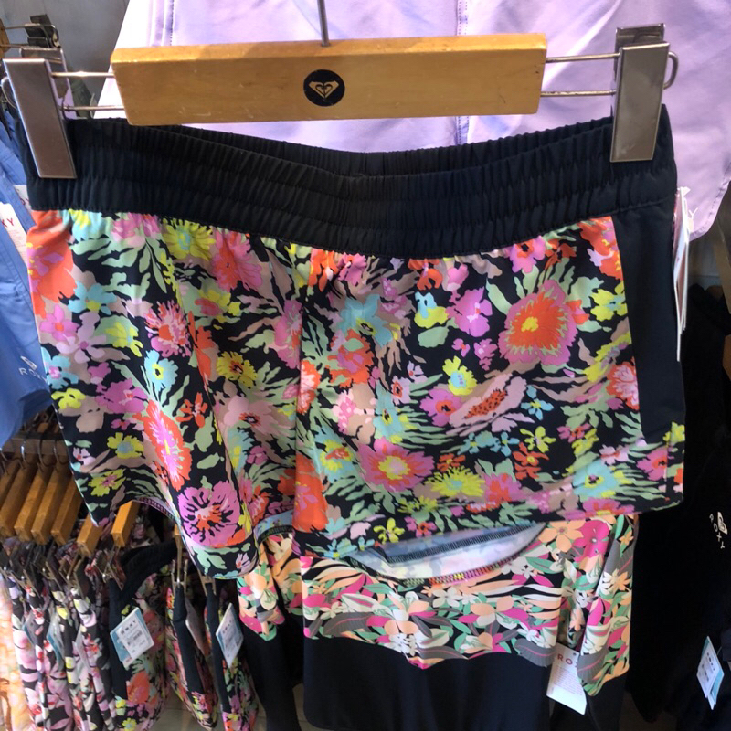 celana renang wanita roxy original roxy active boardshort blak