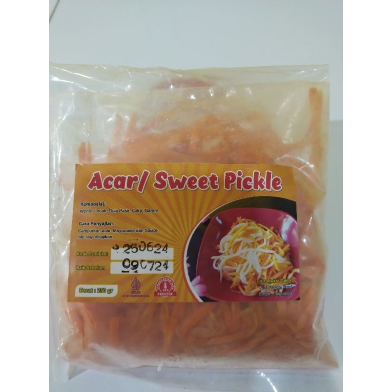 

Acar/ Sweet pickle