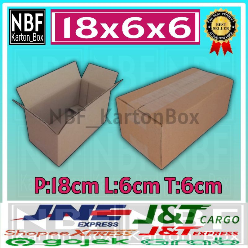 

KartonBox 18x6x6 cm,Kardus Packing Serbaguna,Pembungkus paket dll