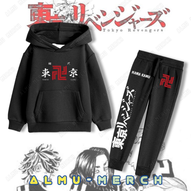 Setelan Hoodie Anak Anak TOUMAN TOKYO GANG TOKYO REVENGERS