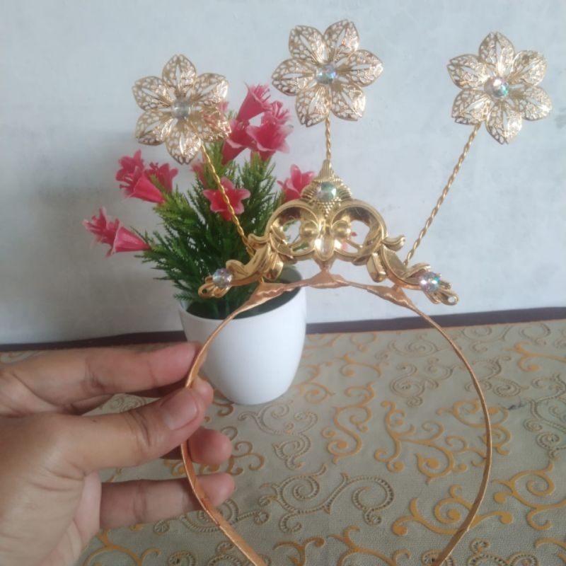 aksesoris bando kembang goyang