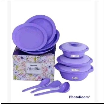 familia collection, Tupperware set ungu