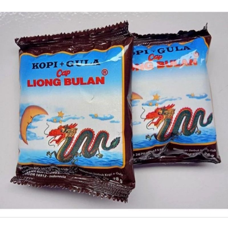 

20pcs kopi liong bulan+gula/ kopi hitam kopi gula