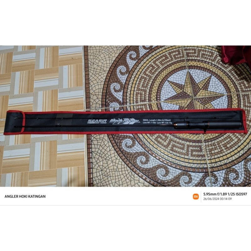 RYOBI SEASIR BLACK ARROW 1-4LB BC / BAITCASTING | RING FULL FUJI | JORAN CASTING ULTRALIGHT SOLID CA