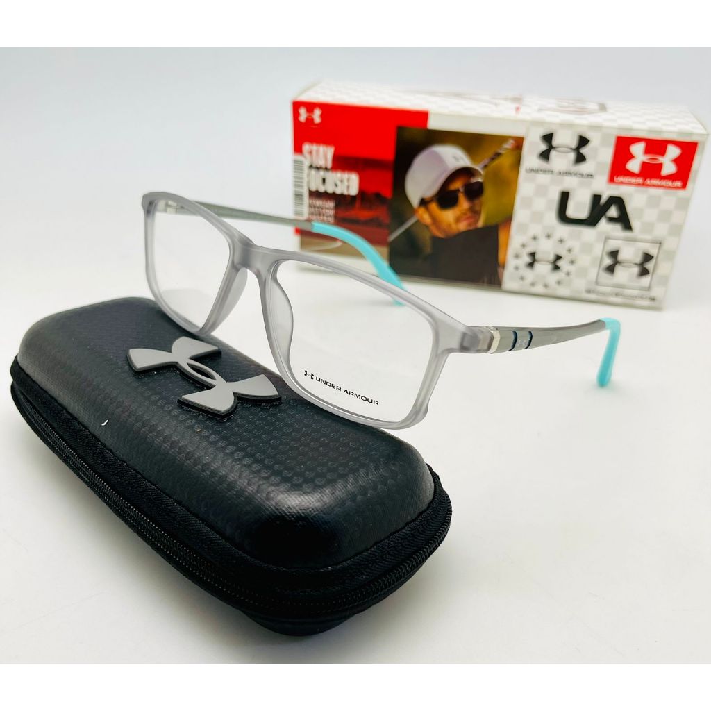 kacamata lensa bluray anti radiasi frame pria sport Under Armour 7023