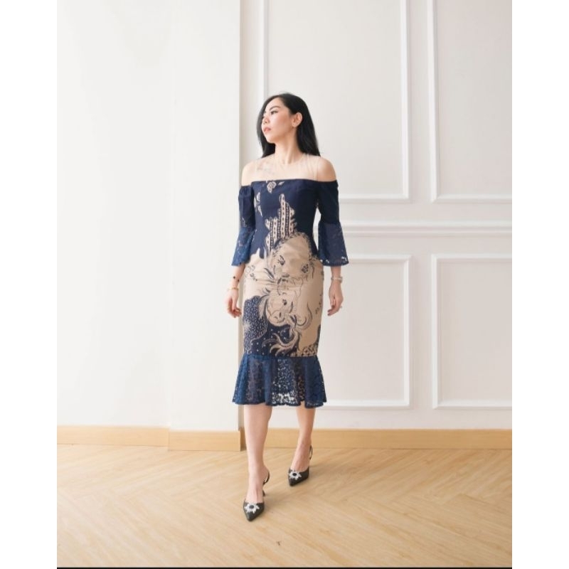 COUPLE DRES DAN KEMEJA BATIK PREMIUM || COUPLE ARYA || BAHAN KATUN PREMIUM