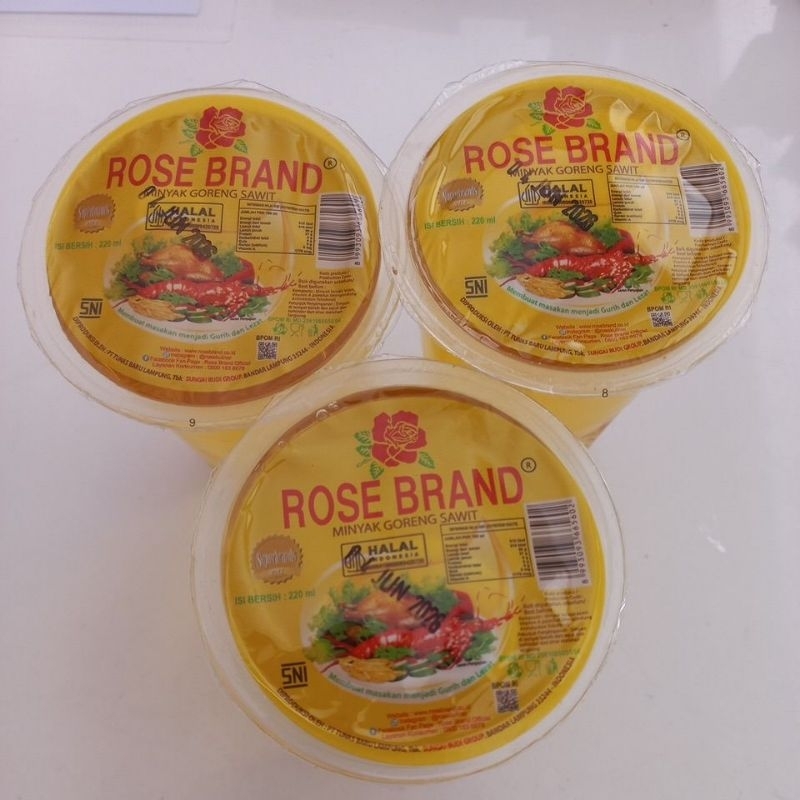 

Minyak Goreng Rose Brand Cup 220ml