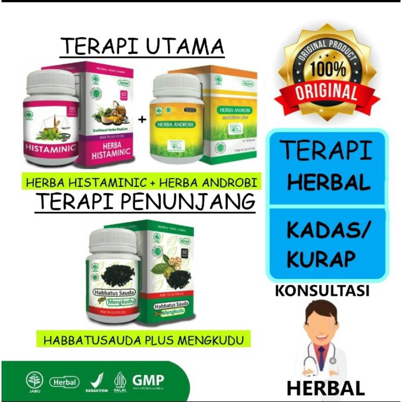 KADAS KURAP HERBAL INDO UTAM HIU HISTAMINIC ANDROBI HABBATUSAUDA PLUS MENGKUDU